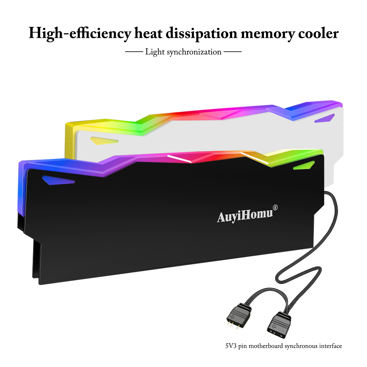AuyiHomu RGB 히트싱크, 5V 3핀 ARGB  - Ddr5 Ram 리뷰 및 가격